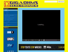 Tablet Screenshot of gigaohmselectronics.com